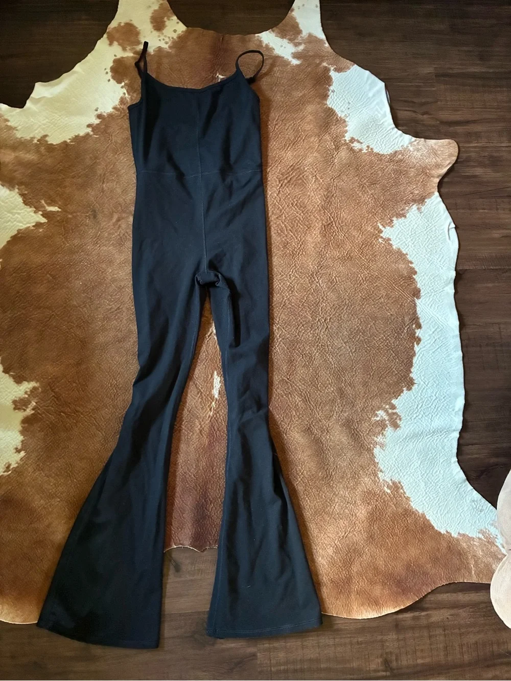 Quince black flared jumpsuit  from Amazon Size medium